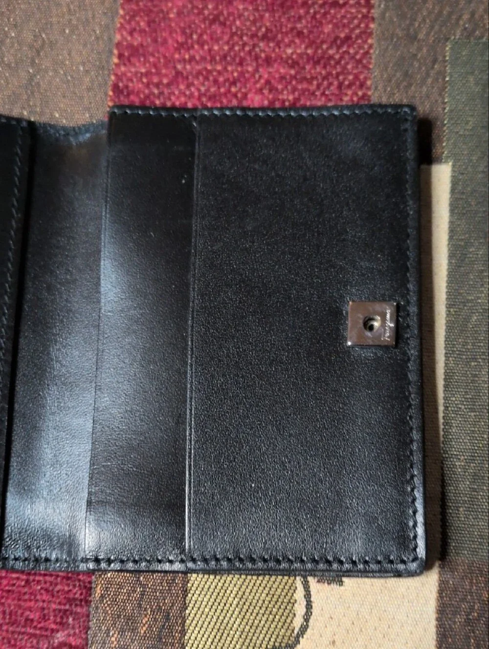 Salvador Ferragamo Men's Leather Bi-Fold Wallet - Brown